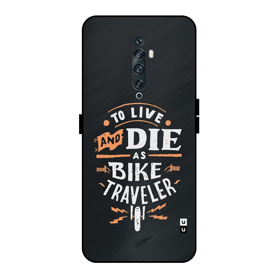 Bike Traveler Metal Back Case for Oppo Reno2 F