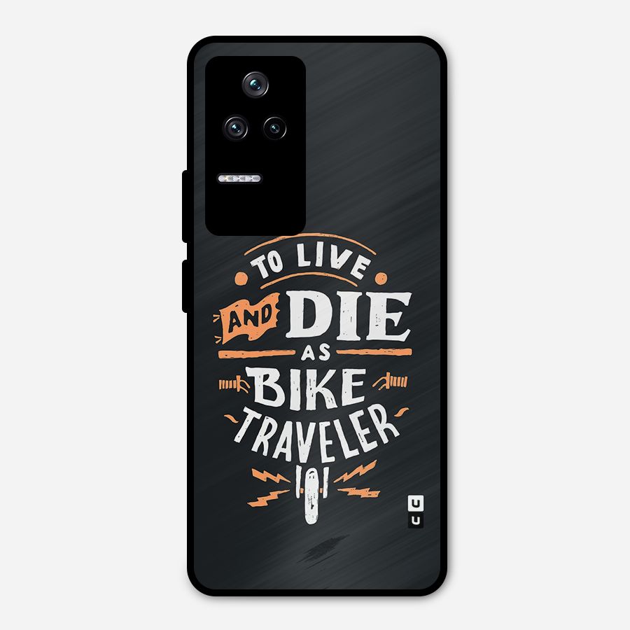 Bike Traveler Metal Back Case for Poco F4 5G
