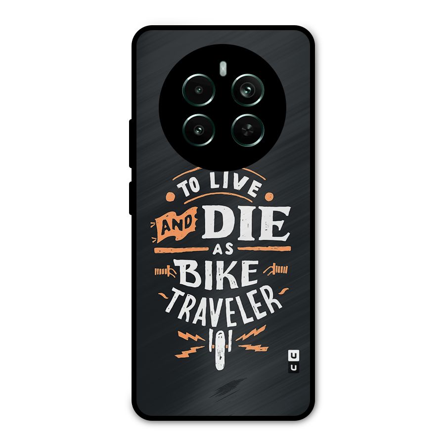 Bike Traveler Metal Back Case for Realme 12 Pro Plus