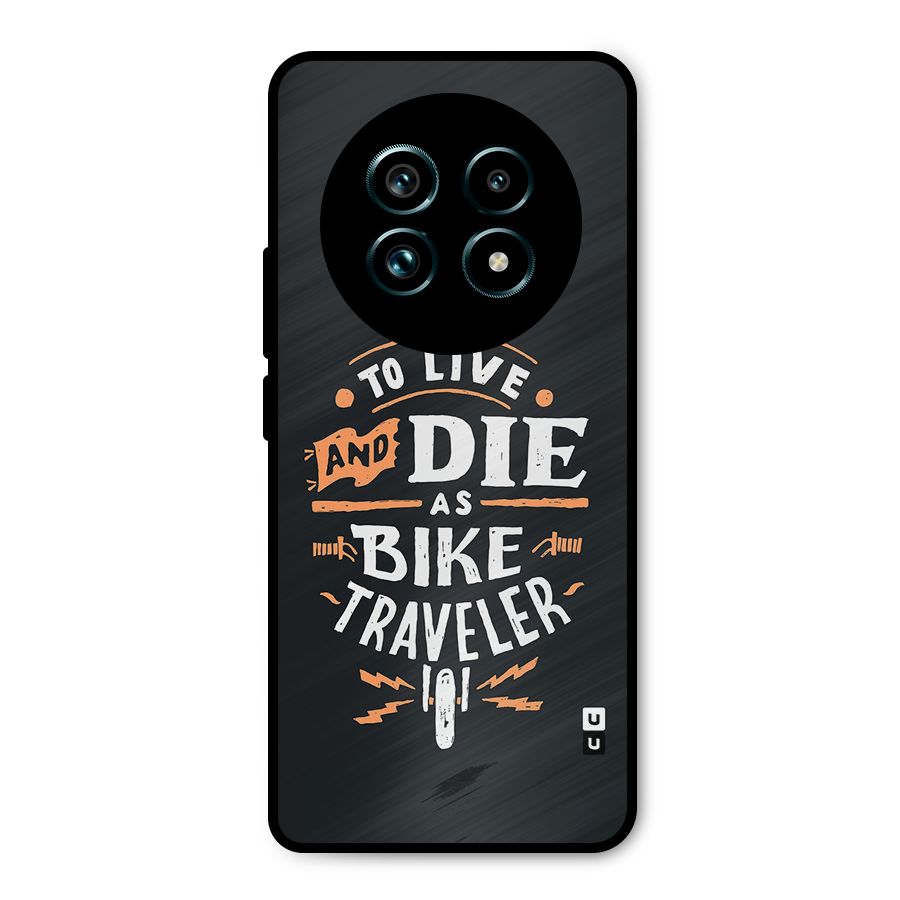 Bike Traveler Metal Back Case for Realme 13 Pro Plus