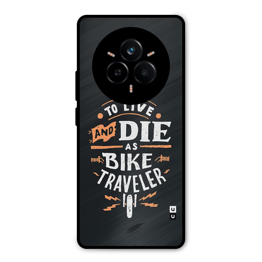Bike Traveler Metal Back Case for Realme 14 Pro