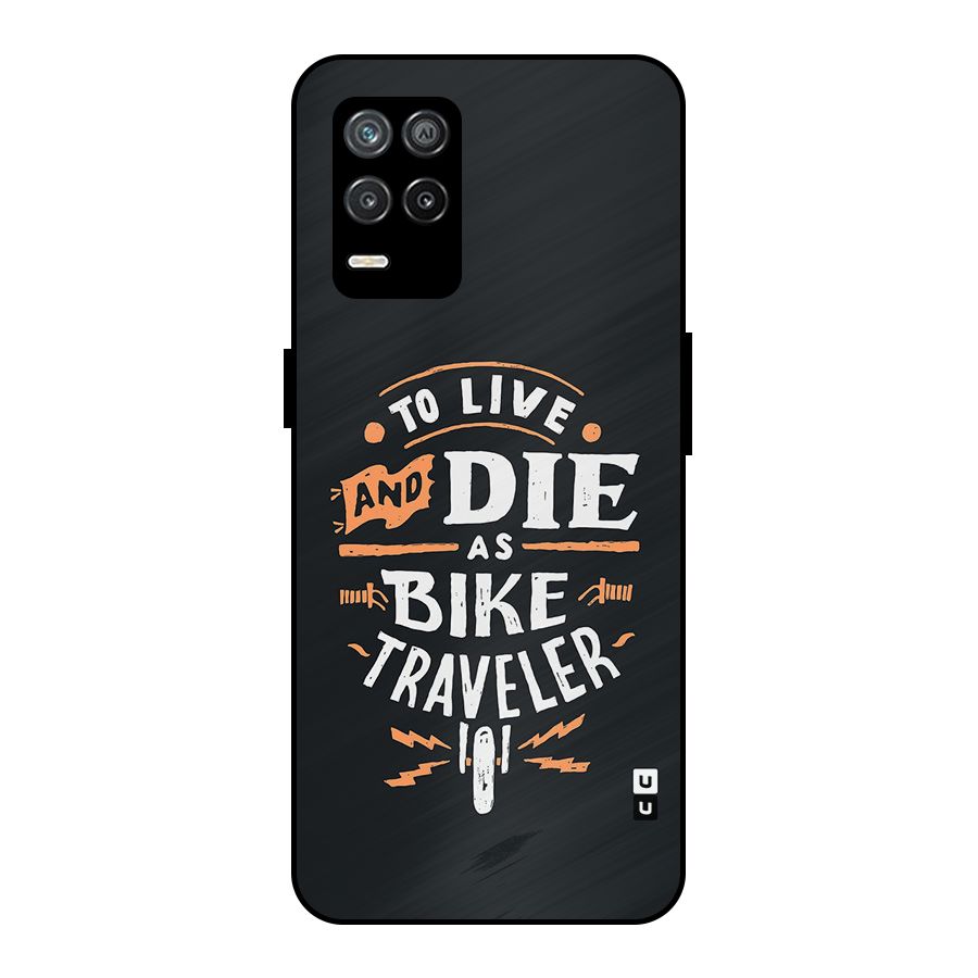 Bike Traveler Metal Back Case for Realme 8s 5G