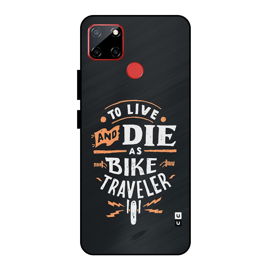 Bike Traveler Metal Back Case for Realme C12
