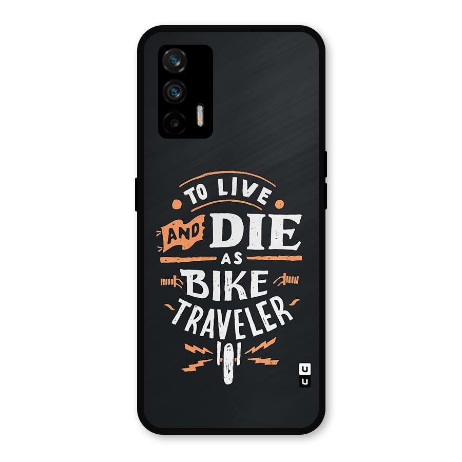 Bike Traveler Metal Back Case for Realme GT 5G