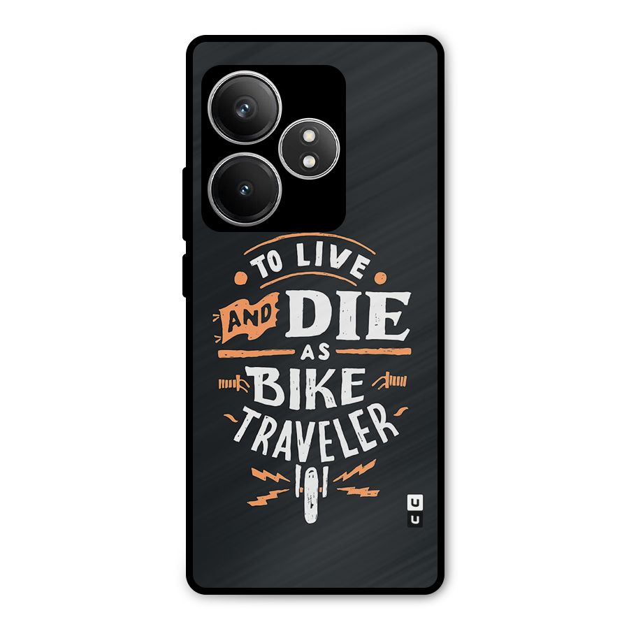 Bike Traveler Metal Back Case for Realme GT 6T