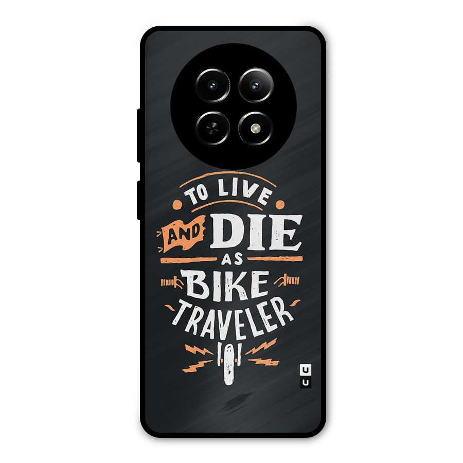 Bike Traveler Metal Back Case for Realme Narzo 70x 5G