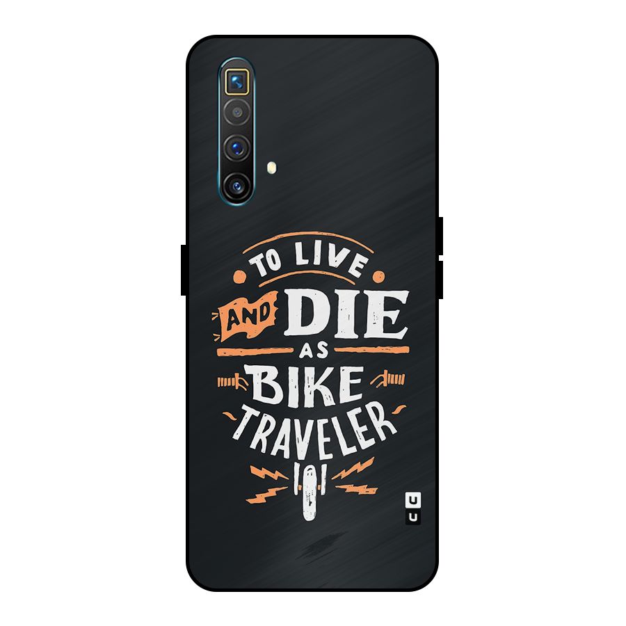 Bike Traveler Metal Back Case for Realme X3 SuperZoom