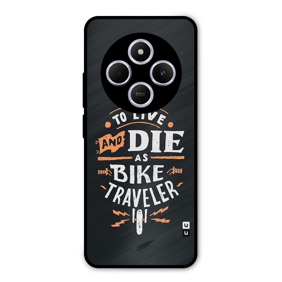 Bike Traveler Metal Back Case for Redmi 14C