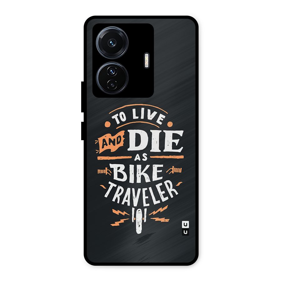 Bike Traveler Metal Back Case for Vivo T1 Pro