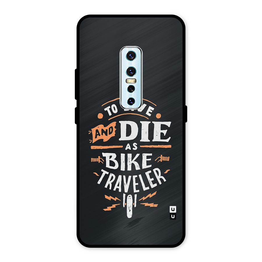 Bike Traveler Metal Back Case for Vivo V17 Pro