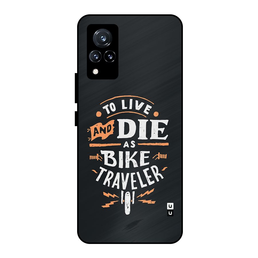 Bike Traveler Metal Back Case for Vivo V21 5G