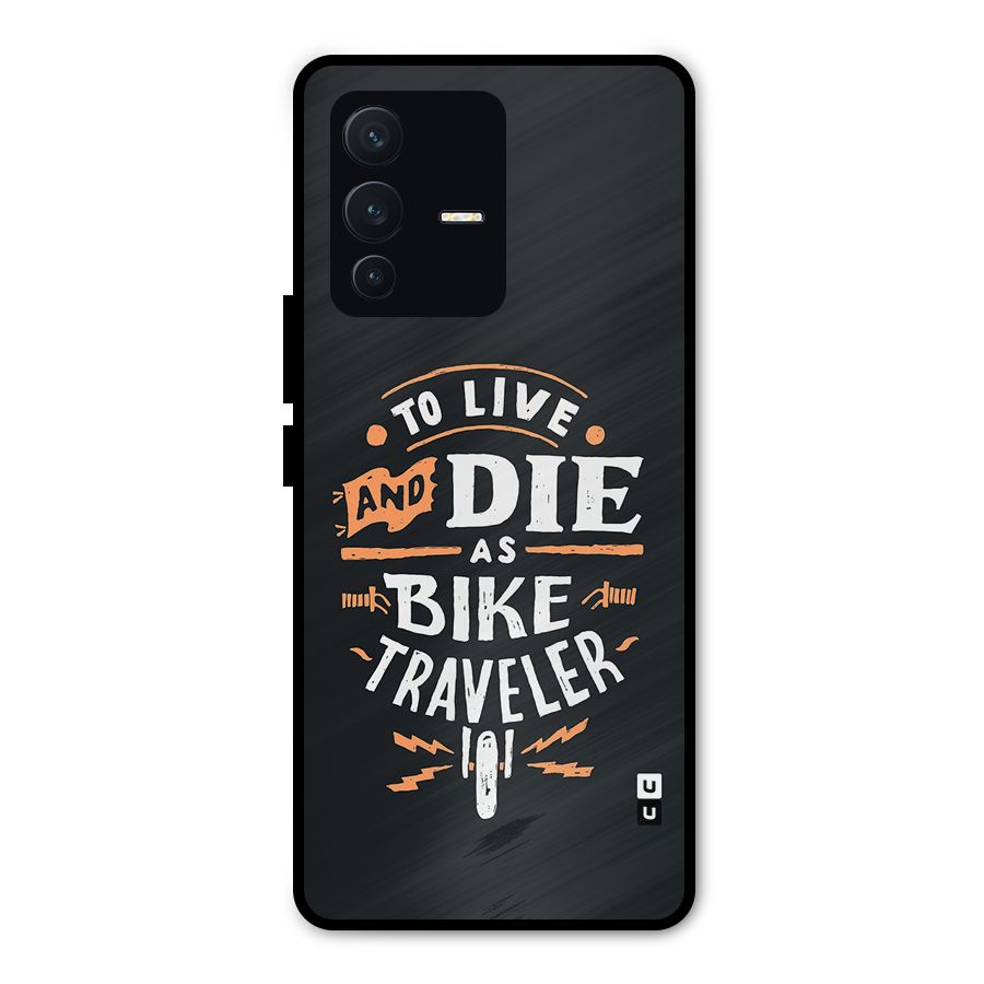 Bike Traveler Metal Back Case for Vivo V23 Pro