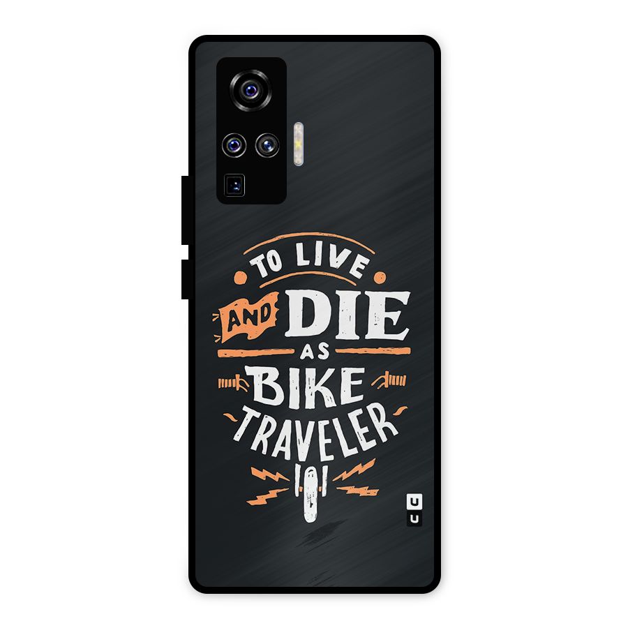 Bike Traveler Metal Back Case for Vivo X50 Pro