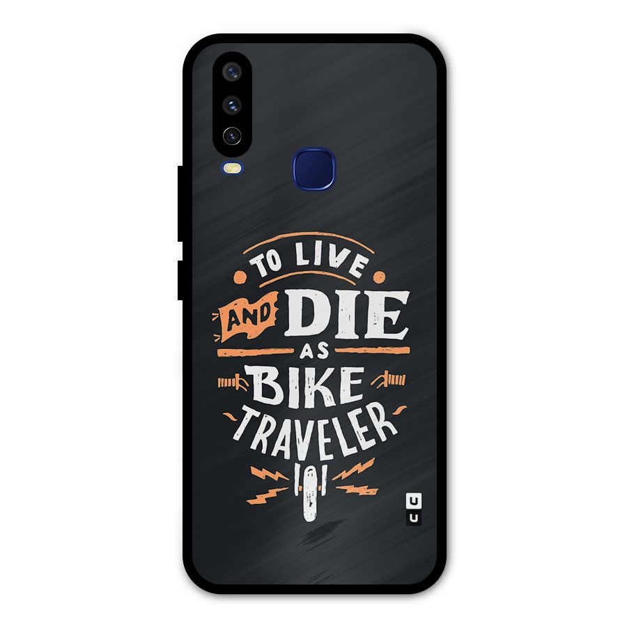 Bike Traveler Metal Back Case for Vivo Y12