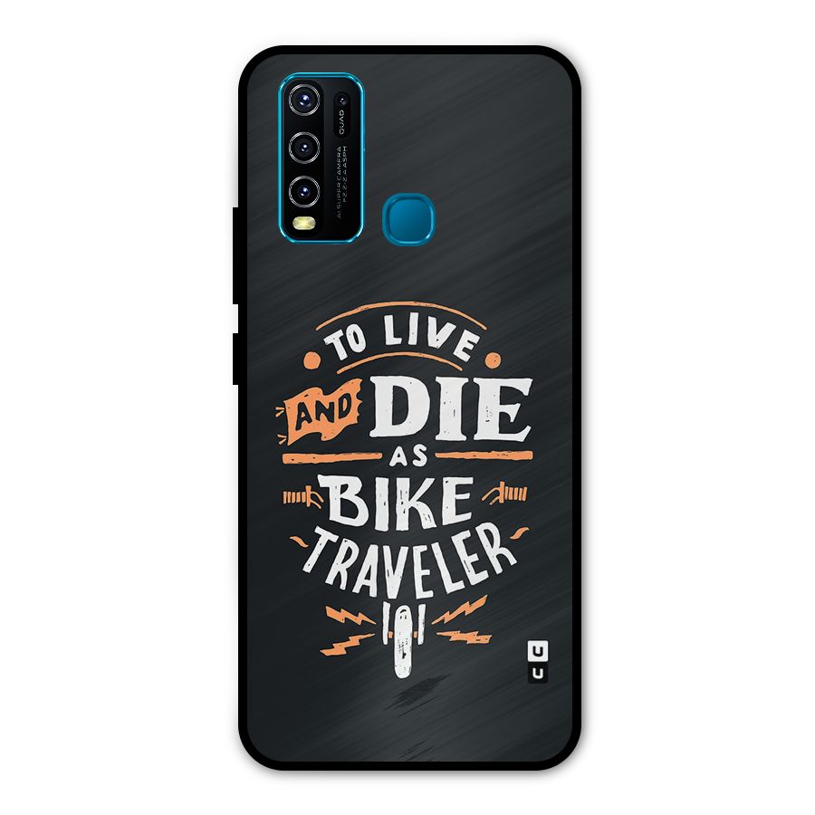 Bike Traveler Metal Back Case for Vivo Y50