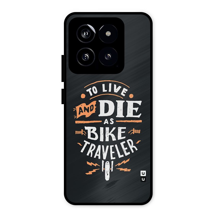 Bike Traveler Metal Back Case for Xiaomi 14