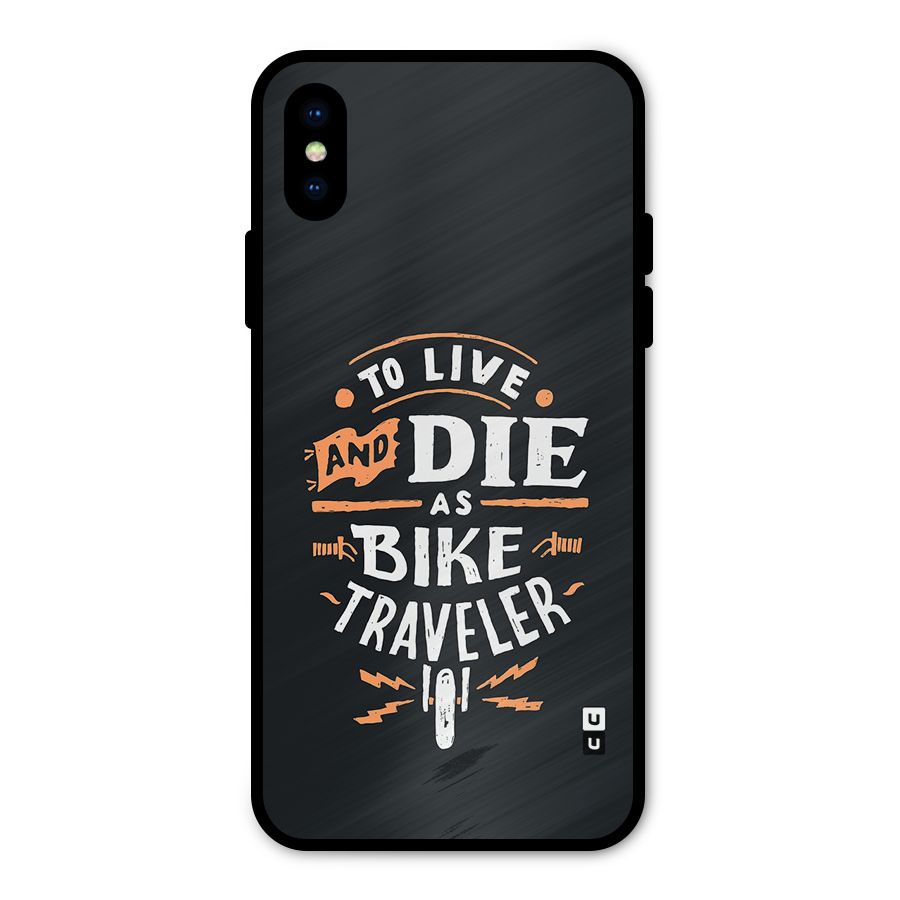 Bike Traveler Metal Back Case for iPhone X