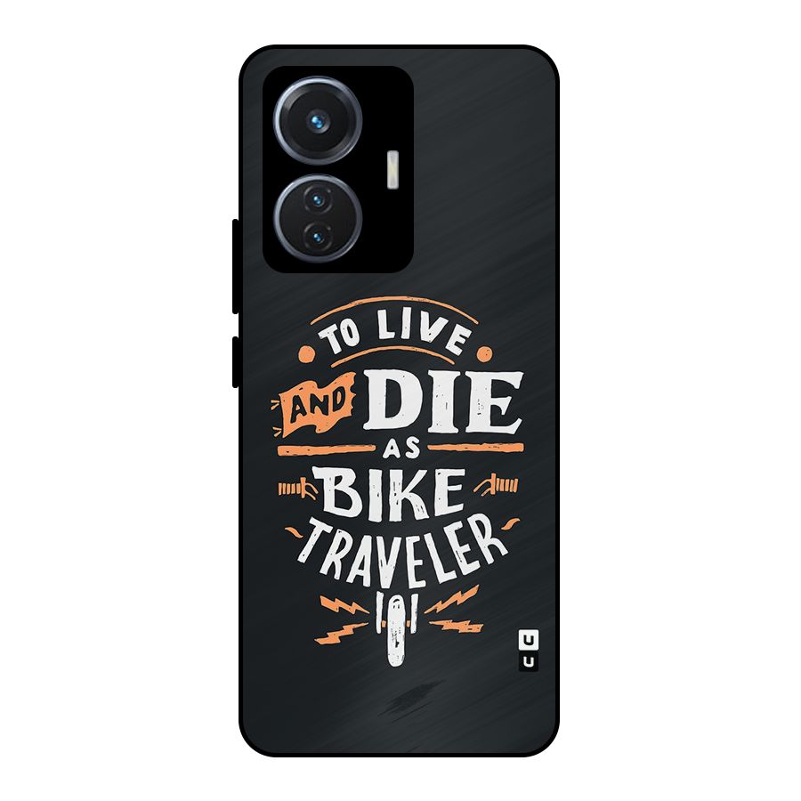 Bike Traveler Metal Back Case for iQOO Z6 44W