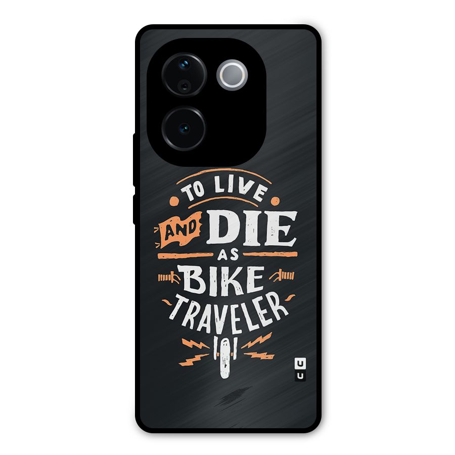 Bike Traveler Metal Back Case for iQOO Z9s Pro