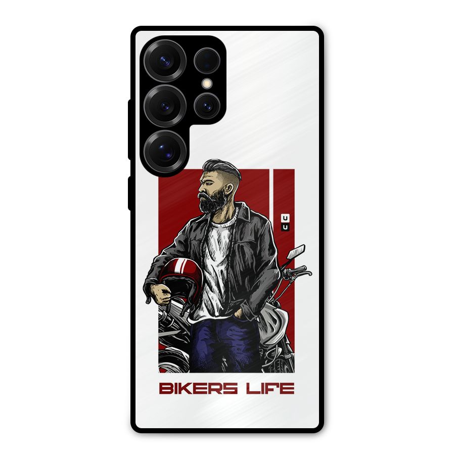 Biker Life Metal Back Case for Galaxy S25 Ultra