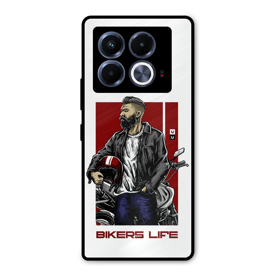 Biker Life Metal Back Case for Infinix Note 40 5G