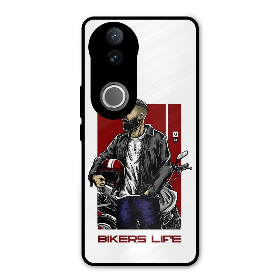 Biker Life Metal Back Case for Vivo V50e
