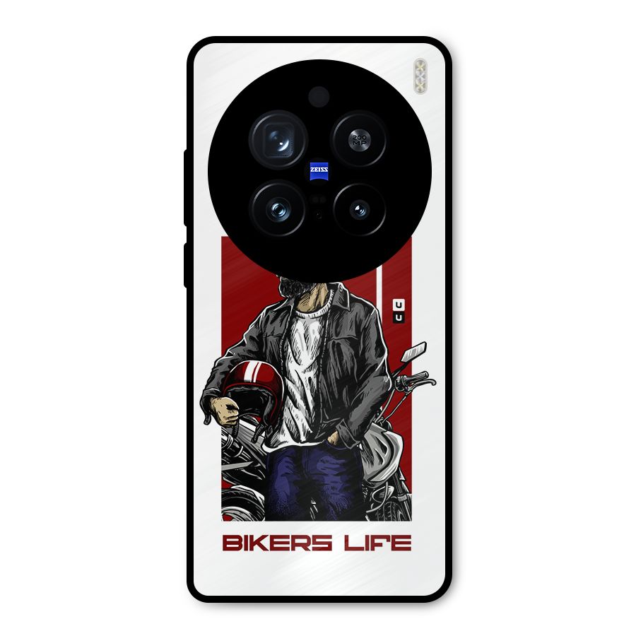 Biker Life Metal Back Case for Vivo X200 Pro