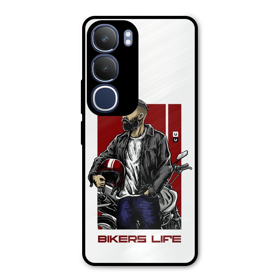 Biker Life Metal Back Case for Vivo Y29