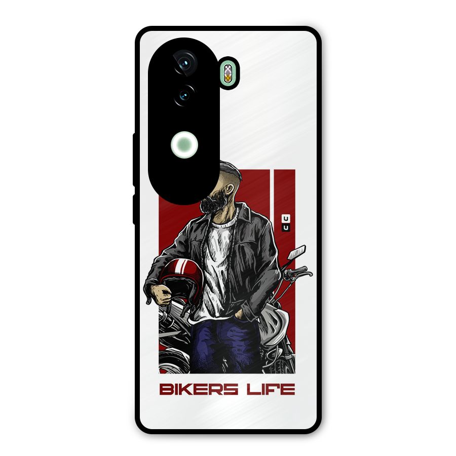 Biker Life Metal Back Case for iQOO Z9s