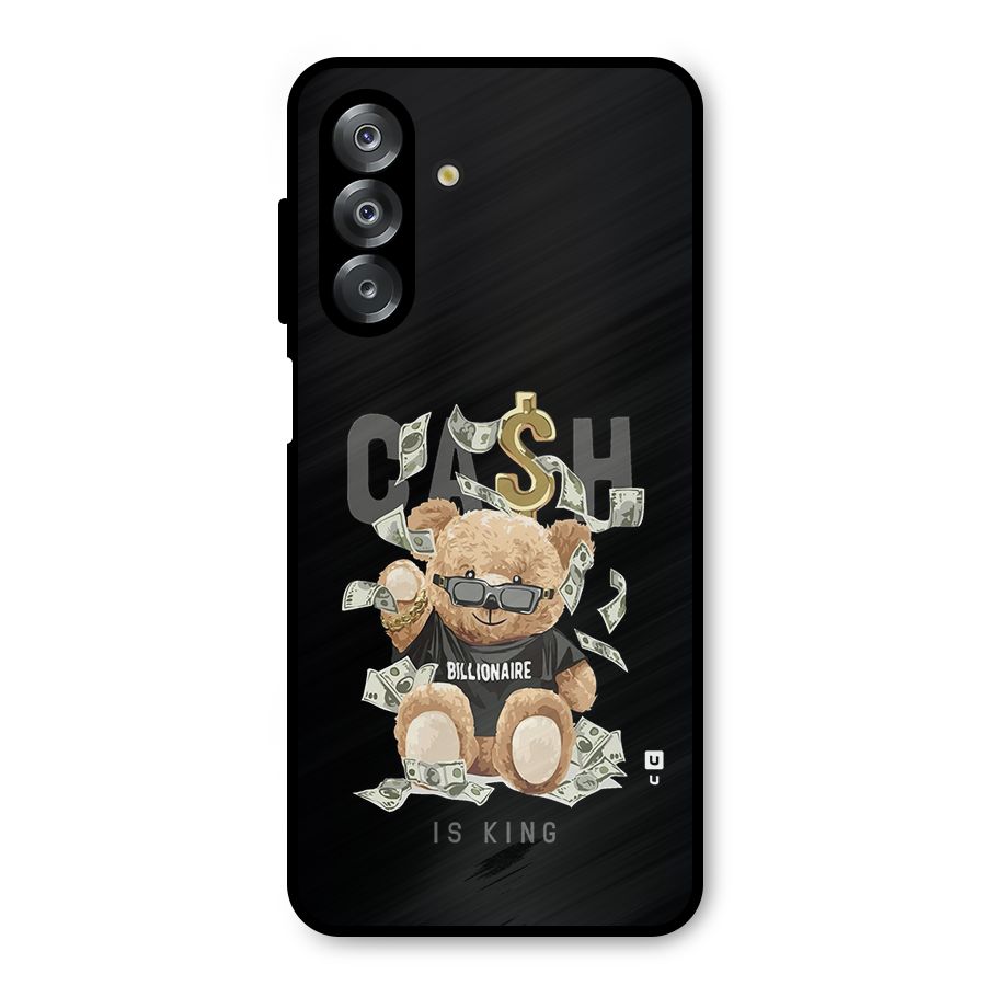 Billionaire Teddy Metal Back Case for Galaxy A26
