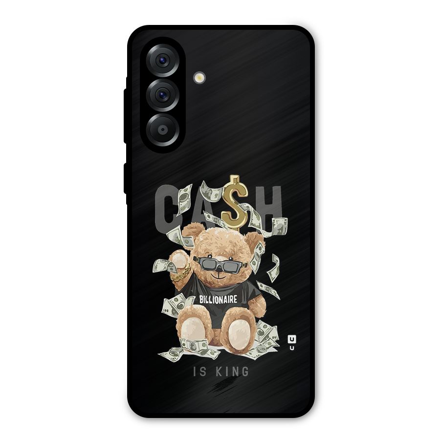 Billionaire Teddy Metal Back Case for Galaxy A56