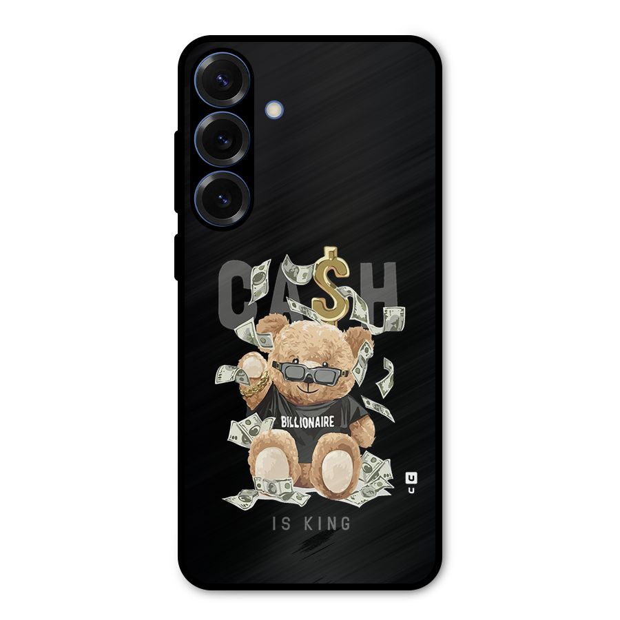 Billionaire Teddy Metal Back Case for Galaxy S25 Plus