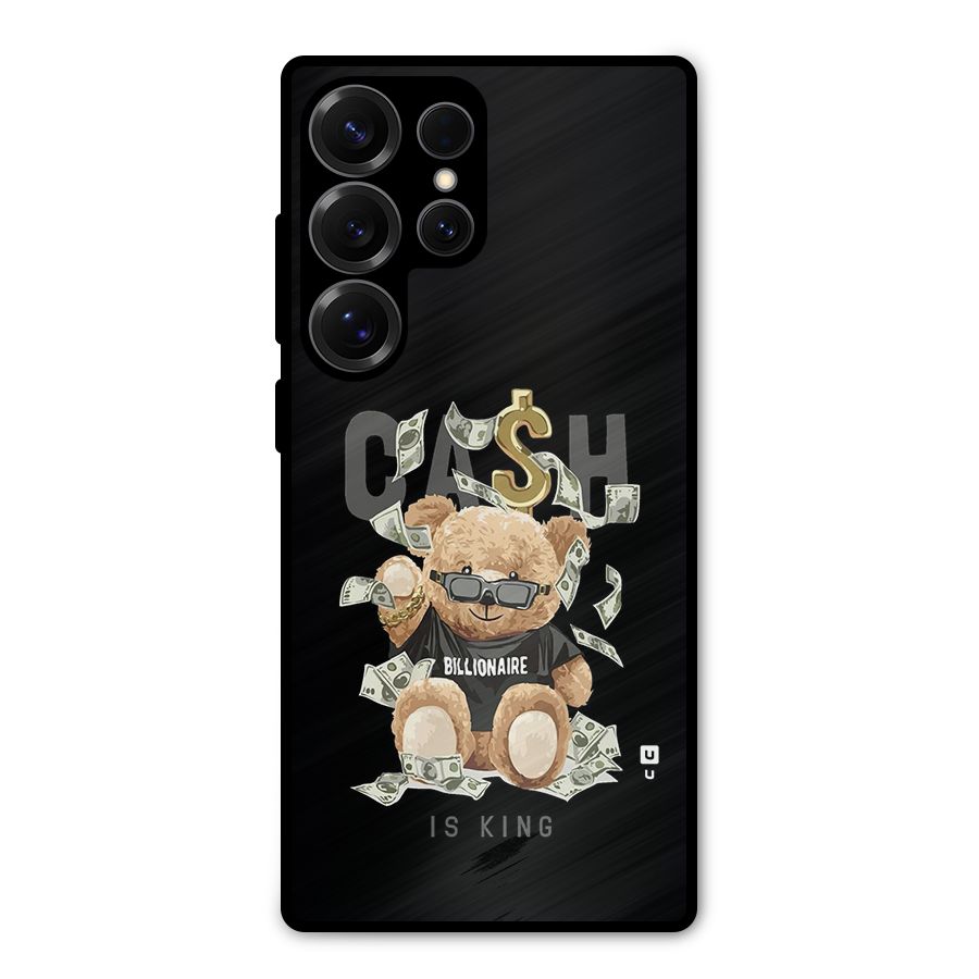 Billionaire Teddy Metal Back Case for Galaxy S25 Ultra