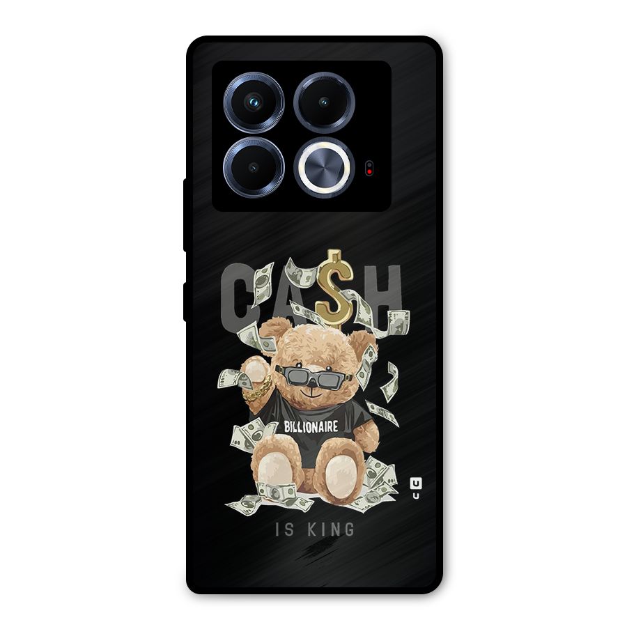 Billionaire Teddy Metal Back Case for Infinix Note 40 5G
