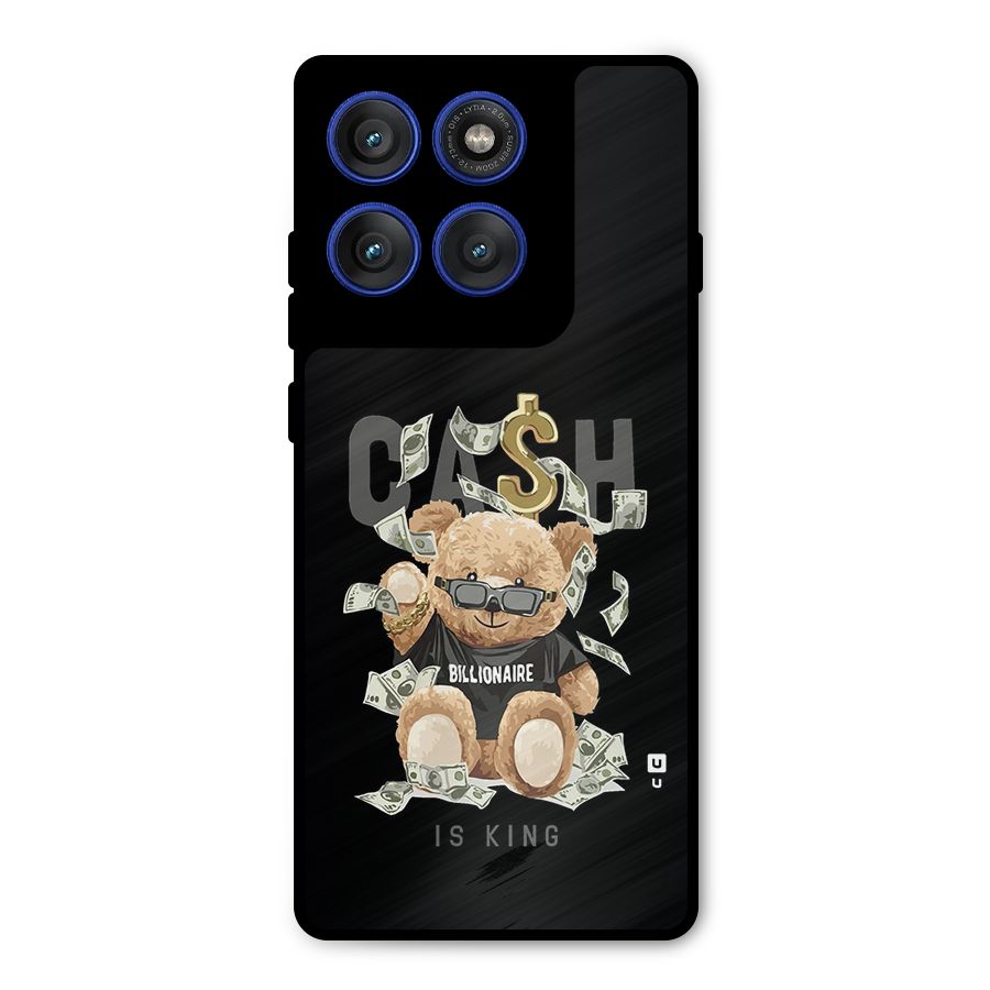 Billionaire Teddy Metal Back Case for Motorola Edge 60 Pro