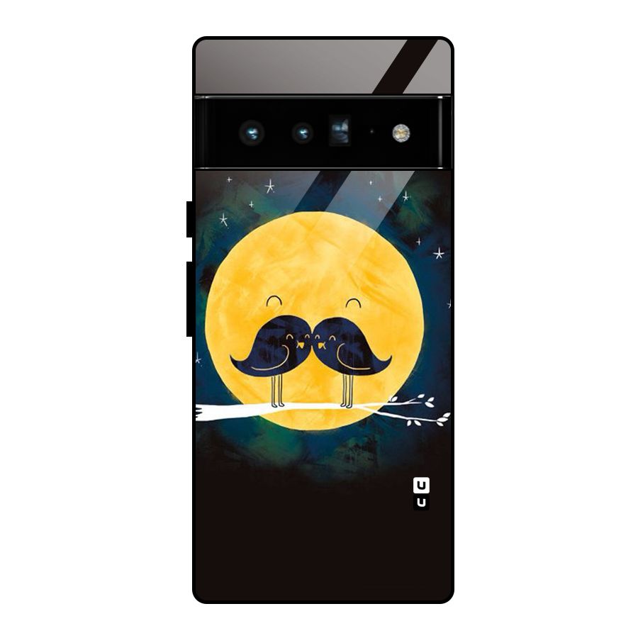 Bird Moustache Glass Back Case for Google Pixel 6 Pro
