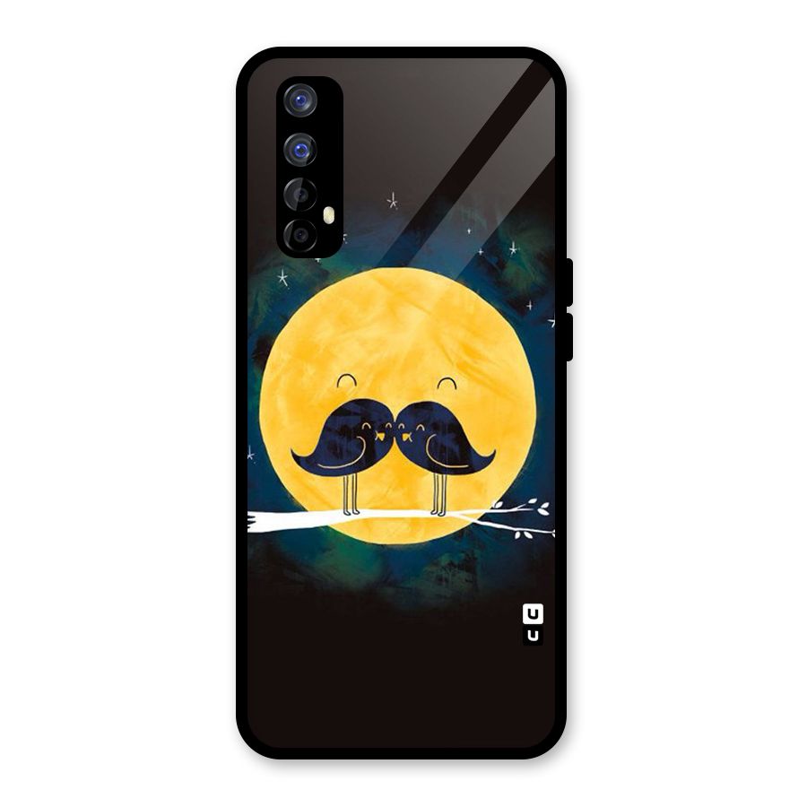 Bird Moustache Glass Back Case for Realme Narzo 20 Pro