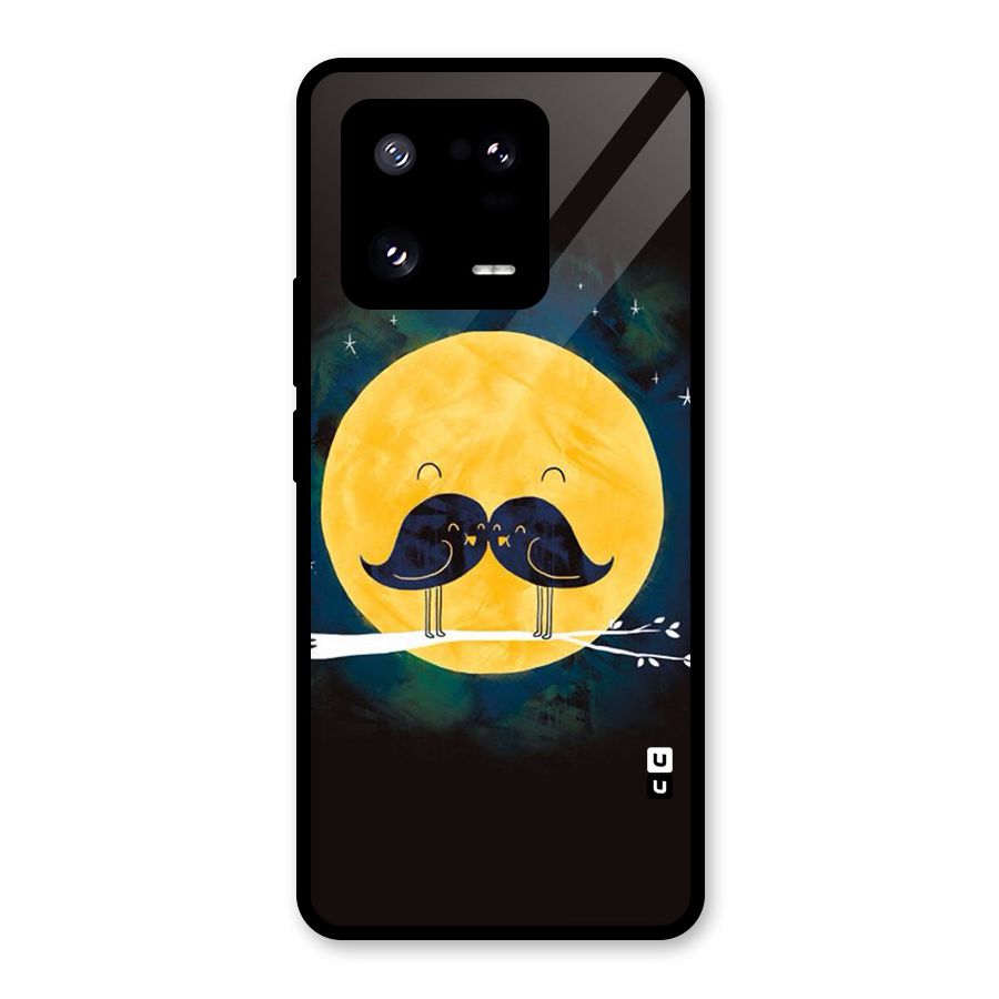 Bird Moustache Glass Back Case for Xiaomi 13 Pro