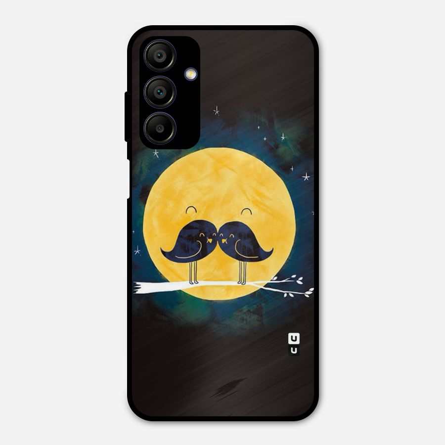 Bird Moustache Metal Back Case for Galaxy A15 5G