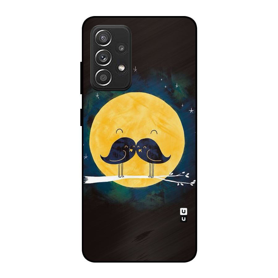 Bird Moustache Metal Back Case for Galaxy A52