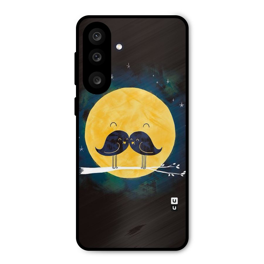 Bird Moustache Metal Back Case for Galaxy F56