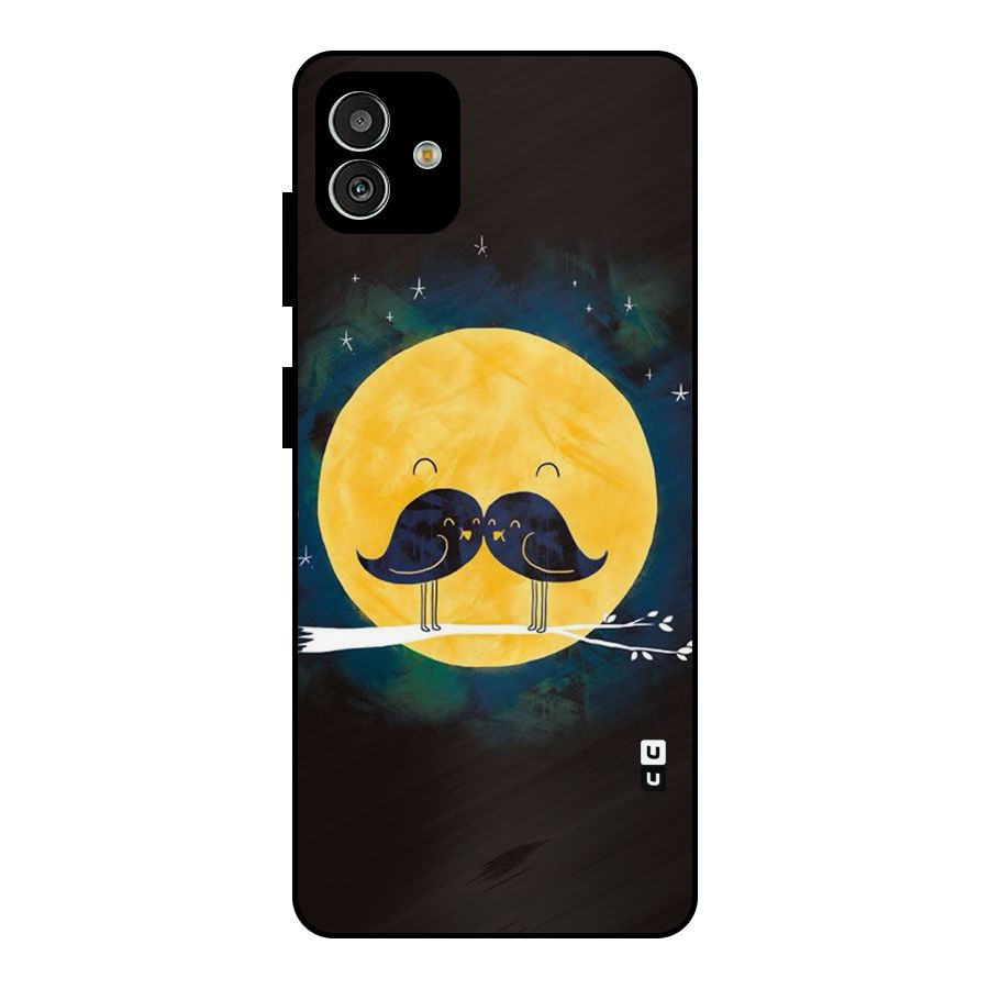 Bird Moustache Metal Back Case for Galaxy M13 5G