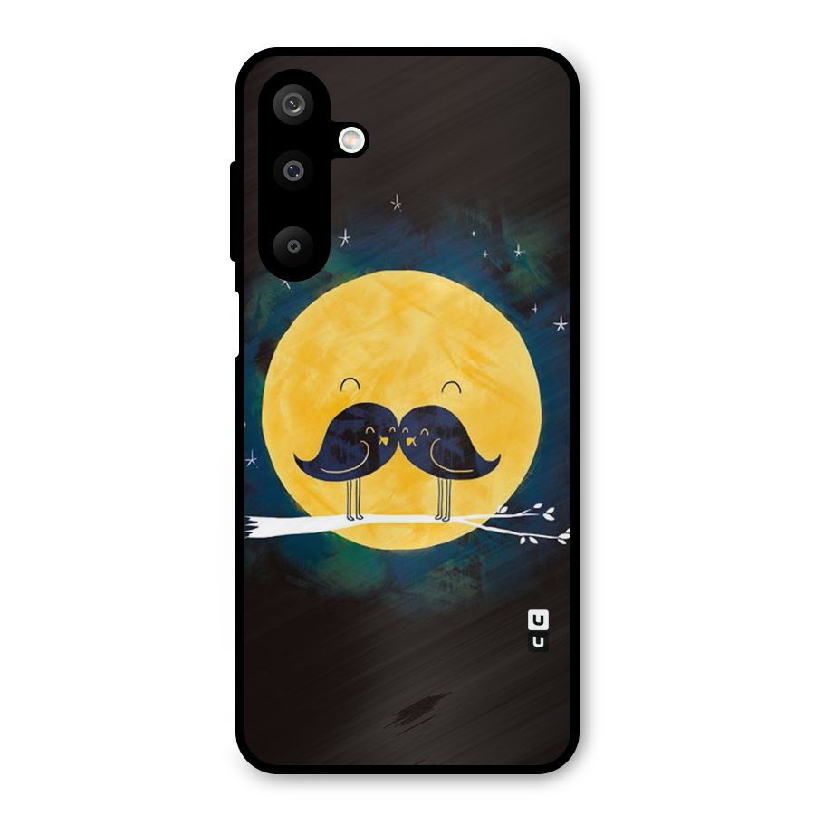 Bird Moustache Metal Back Case for Galaxy M16