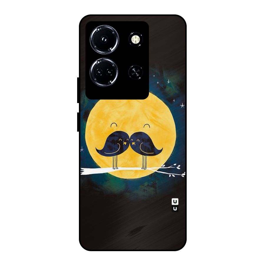 Bird Moustache Metal Back Case for Infinix Note 30 5G