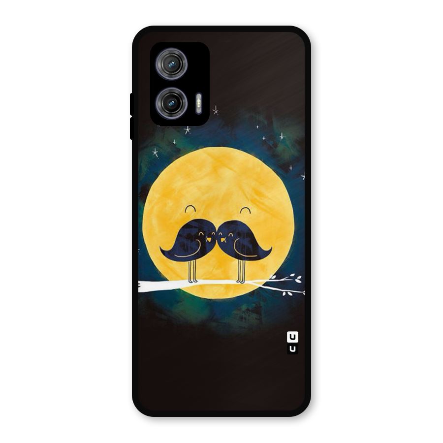 Bird Moustache Metal Back Case for Moto G73