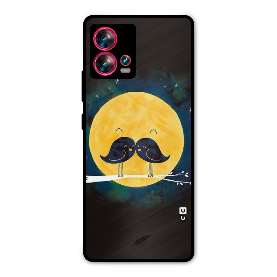 Bird Moustache Metal Back Case for Motorola Edge 30 Fusion