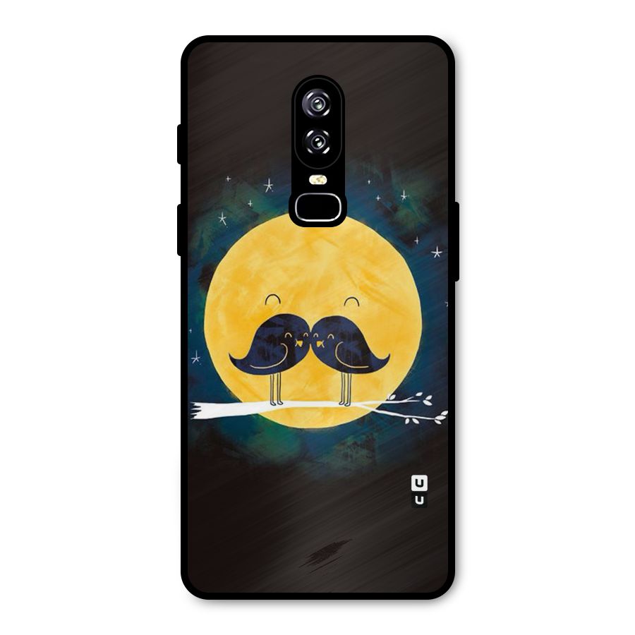 Bird Moustache Metal Back Case for OnePlus 6