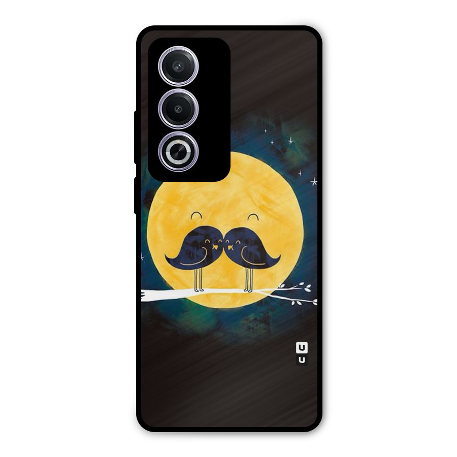 Bird Moustache Metal Back Case for Oppo K12x
