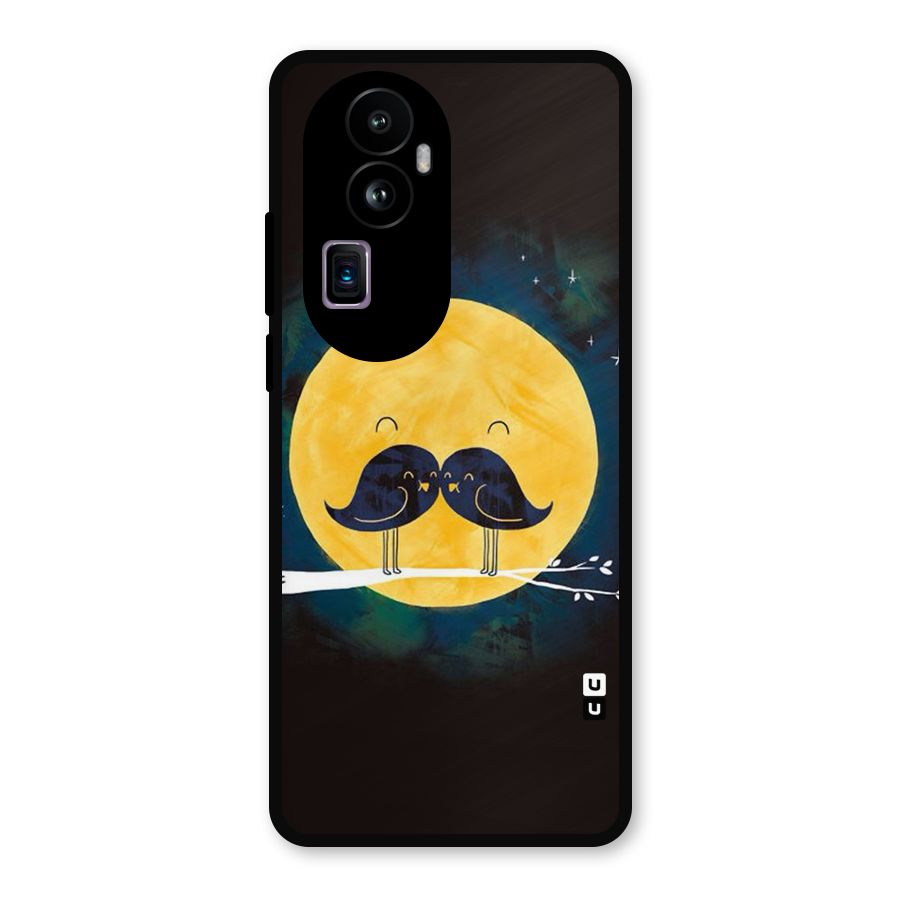 Bird Moustache Metal Back Case for Oppo Reno10 Pro Plus