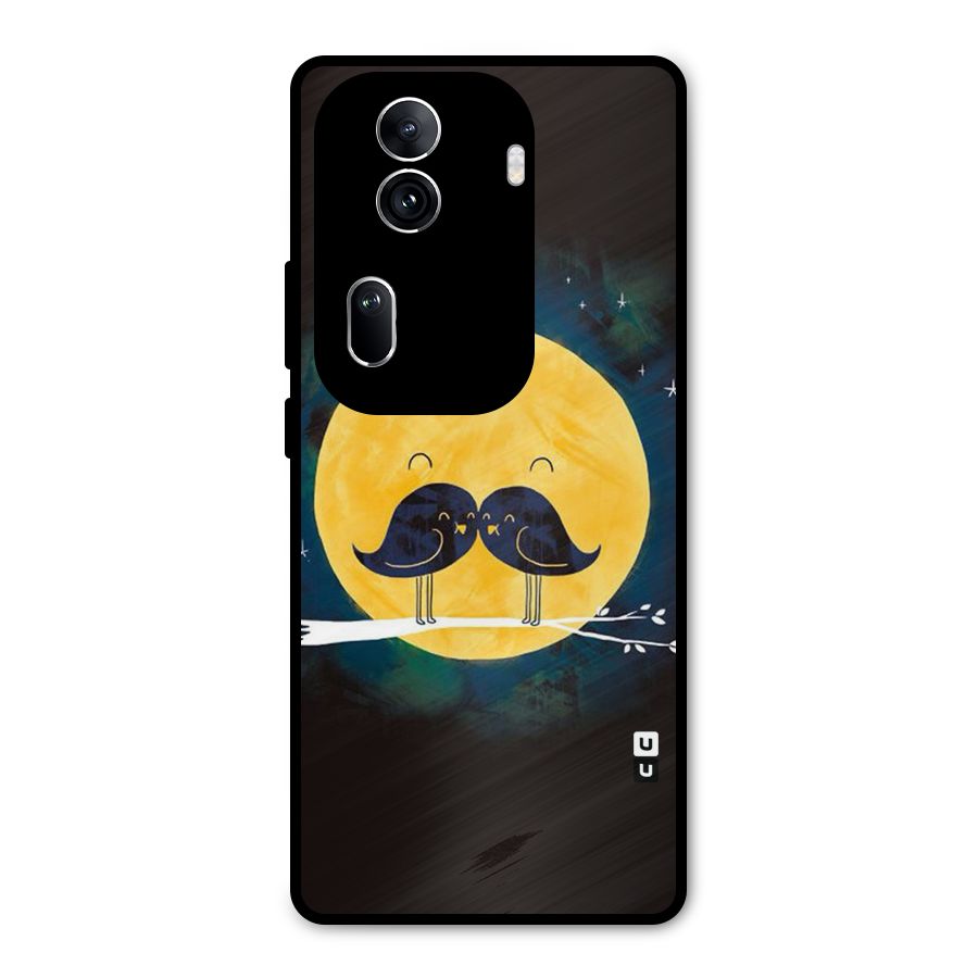 Bird Moustache Metal Back Case for Oppo Reno11 Pro 5G